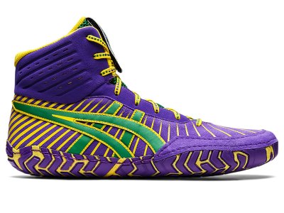 Asics Aggressor 4 Güreş Ayakkabısı Erkek Kraliyet Mavisi Yeşil | TR8460-222