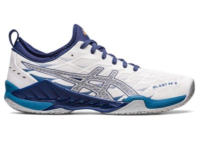 Asics Blast FF 3 Voleybol Ayakkabısı Erkek Beyaz Koyu | TR1839-149