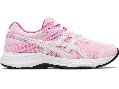 Asics Contend 6 Koşu Ayakkabısı Çocuk Pembe Beyaz | TR2136-143