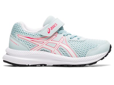 Asics Contend 7 Koşu Ayakkabısı Çocuk Açık Turkuaz Beyaz | TR3999-867