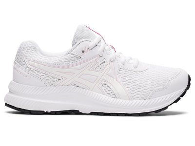 Asics Contend 7 Koşu Ayakkabısı Çocuk Beyaz Pembe | TR2863-662