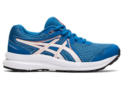 Asics Contend 7 Koşu Ayakkabısı Çocuk Mavi Beyaz | TR2713-858