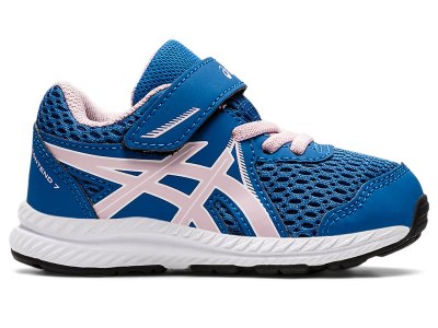 Asics Contend 7 Koşu Ayakkabısı Çocuk Mavi Pembe | TR5300-903