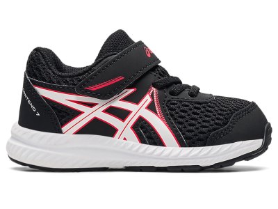 Asics Contend 7 Koşu Ayakkabısı Çocuk Siyah Kırmızı | TR2476-447
