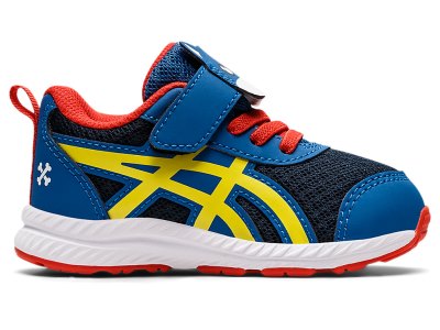 Asics Contend 7 Sports Ayakkabı Çocuk Mavi Sarı | TR2317-365