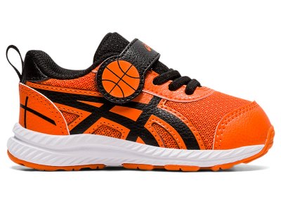 Asics Contend 7 Sports Ayakkabı Çocuk Turuncu Siyah | TR5526-784