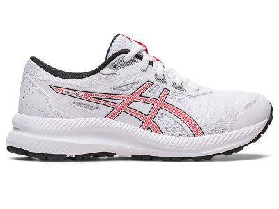 Asics Contend 8 Sports Ayakkabı Çocuk Beyaz Kırmızı | TR1568-843