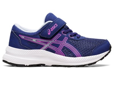 Asics Contend 8 Sports Ayakkabı Çocuk Mavi Mor | TR8004-320