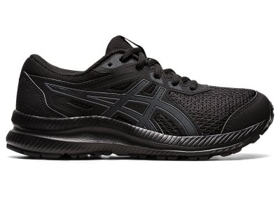 Asics Contend 8 Sports Ayakkabı Çocuk Siyah Gri | TR3656-417
