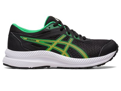 Asics Contend 8 Sports Ayakkabı Çocuk Siyah Açık Yeşil | TR7230-778