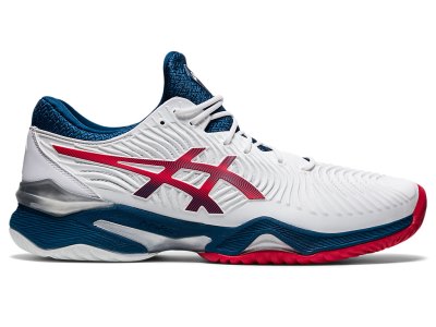 Asics Court FF 2 Tenis Ayakkabısı Erkek Beyaz Mavi | TR6950-703