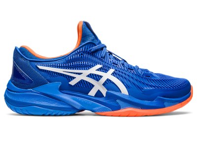 Asics Court FF 3 Novak Tenis Ayakkabısı Erkek Mavi Beyaz | TR8942-413