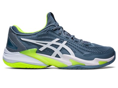 Asics Court FF 3 Tenis Ayakkabısı Erkek Gri Mavi Beyaz | TR9845-083