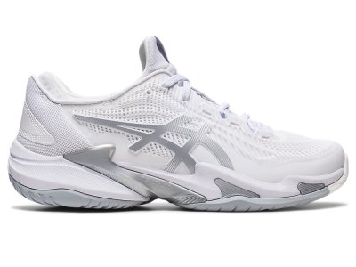 Asics Court FF 3 Tenis Ayakkabısı Kadın Beyaz Gümüş | TR4465-212