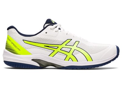 Asics Court Speed FF Tenis Ayakkabısı Erkek Beyaz Sarı | TR8129-588