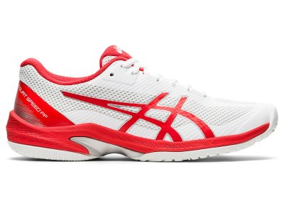 Asics Court Speed FF Tenis Ayakkabısı Kadın Beyaz Kırmızı | TR2735-998