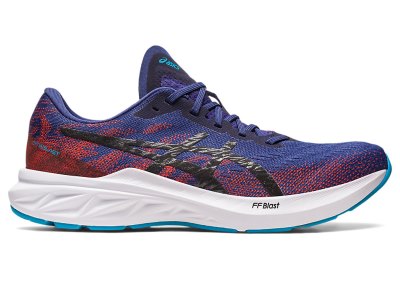 Asics Dynablast 3 Koşu Ayakkabısı Erkek Indigo Mavi Siyah | TR3370-874