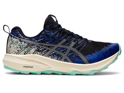 Asics Fuji Lite 2 Patika Koşu Ayakkabısı Kadın Siyah Gümüş | TR1279-609