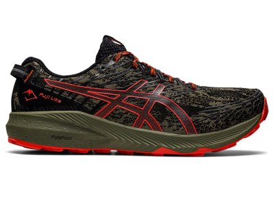 Asics Fuji Lite 3 Patika Koşu Ayakkabısı Erkek Yeşil Pembe | TR7805-844