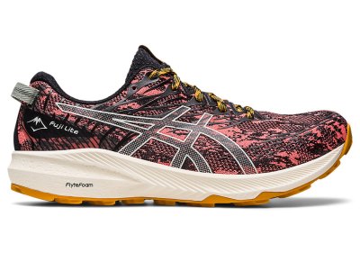 Asics Fuji Lite 3 Patika Koşu Ayakkabısı Kadın Mercan Açık Zeytin Yeşili | TR9005-416