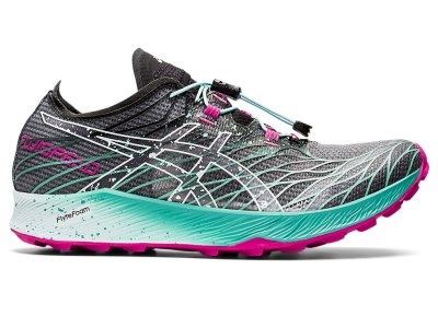 Asics Fujispeed Patika Koşu Ayakkabısı Kadın Siyah Açık Mavi | TR3228-881