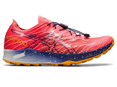 Asics Fujispeed Patika Koşu Ayakkabısı Kadın Mercan Indigo Mavi | TR8521-489