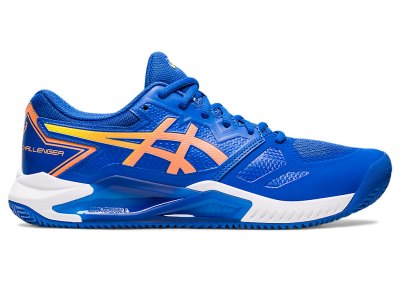 Asics Gel-challenger 13 Clay Tenis Ayakkabısı Erkek Mavi Turuncu | TR6368-307