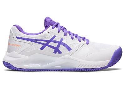 Asics Gel-challenger 13 Clay Tenis Ayakkabısı Kadın Beyaz Mor | TR8846-518
