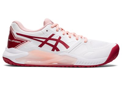 Asics Gel-challenger 13 Tenis Ayakkabısı Kadın Beyaz Koyu Kırmızı | TR9999-287