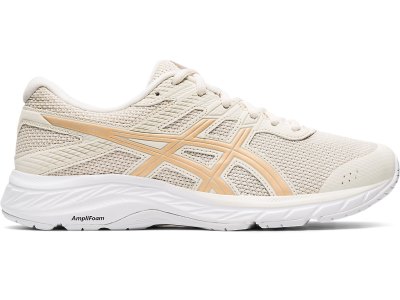 Asics Gel-contend 6 Twist Koşu Ayakkabısı Kadın Bej Rengi Sarı | TR2319-827