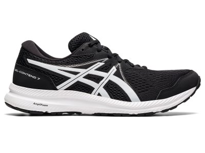 Asics Gel-contend 7 (4E) Koşu Ayakkabısı Erkek Siyah Beyaz | TR3304-948