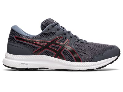 Asics Gel-contend 7 (4E) Koşu Ayakkabısı Erkek Gri Kırmızı | TR7248-130