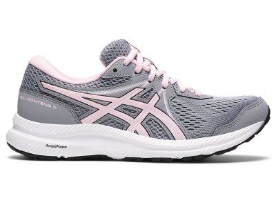 Asics Gel-contend 7 (D) Koşu Ayakkabısı Kadın Gri Pembe | TR3049-965