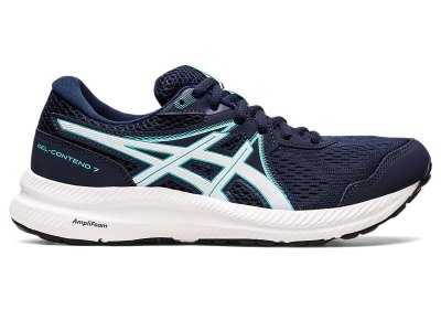 Asics Gel-contend 7 Koşu Ayakkabısı Kadın Siyah Açık Mavi | TR0658-977