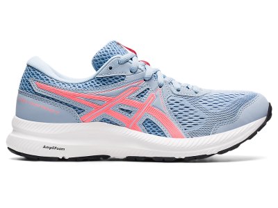 Asics Gel-contend 7 Koşu Ayakkabısı Kadın Açık Mavi Mercan | TR3233-999