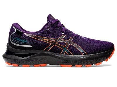 Asics Gel-cumulus 24 GTX Koşu Ayakkabısı Kadın Koyu Mor Turuncu | TR0252-931