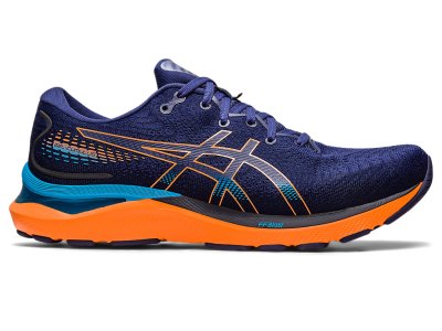 Asics Gel-cumulus 24 Koşu Ayakkabısı Erkek Indigo Mavi Turuncu | TR4741-872
