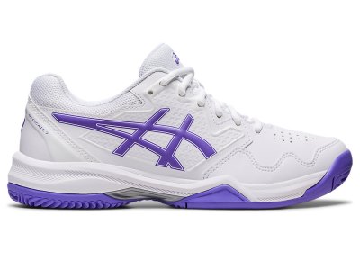 Asics Gel-dedicate 7 Clay Tenis Ayakkabısı Kadın Beyaz Mor | TR2337-452