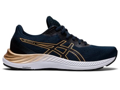 Asics Gel-eXCite 8 (D) Koşu Ayakkabısı Kadın Mavi Sarı | TR7820-016