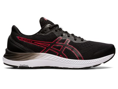Asics Gel-eXCite 8 Koşu Ayakkabısı Erkek Siyah Kırmızı | TR7078-616