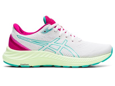 Asics Gel-eXCite 8 Koşu Ayakkabısı Kadın Beyaz Yeşil | TR2253-694