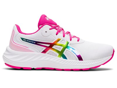 Asics Gel-eXCite 9 Sports Ayakkabı Çocuk Beyaz Pembe | TR4489-159