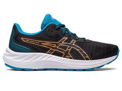 Asics Gel-eXCite 9 Sports Ayakkabı Çocuk Siyah Turuncu | TR2398-238