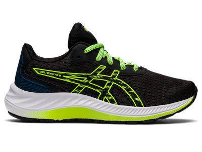 Asics Gel-eXCite 9 Sports Ayakkabı Çocuk Siyah Yeşil | TR6103-527