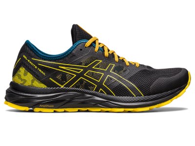 Asics Gel-eXCite Yürüyüş Koşu Ayakkabısı Erkek Siyah Altın Sarı | TR0477-175