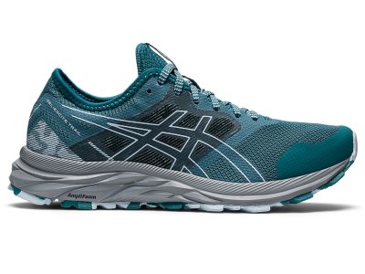 Asics Gel-eXCite Yürüyüş Koşu Ayakkabısı Kadın Açık Mavi Koyu Yeşil | TR6056-233