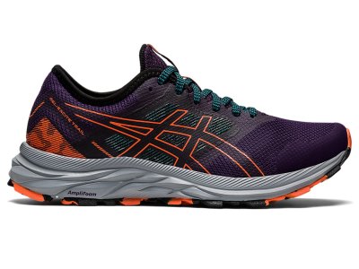 Asics Gel-eXCite Yürüyüş Koşu Ayakkabısı Kadın Koyu Mor Turuncu | TR8339-304