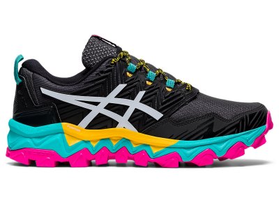 Asics Gel-fujitrabuco 8 Patika Koşu Ayakkabısı Kadın Siyah Beyaz | TR1852-818