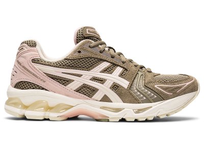 Asics Gel-kayano 14 Spor Ayakkabı Kadın Koyu Haki Krema | TR6924-653