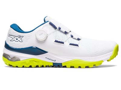 Asics Gel-kayano ACE BOA Golf Ayakkabısı Erkek Beyaz Mavi | TR6780-818